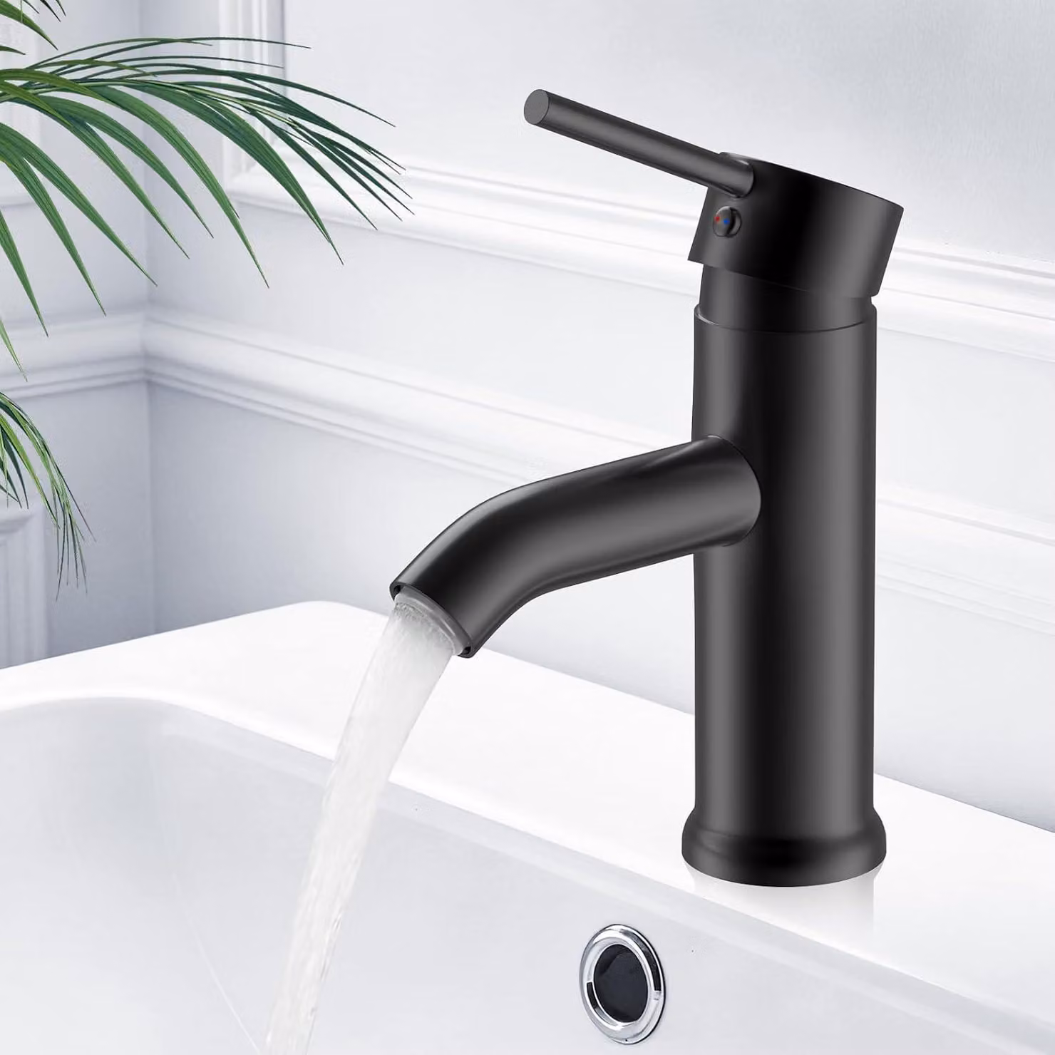 Miscelatore monocomando da cucina in acciaio inossidabile, con controllo semplice dell'acqua e della temperatura, ideale per la cucina