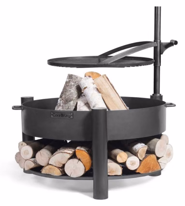 Braciere MONTANA X Ø60cm variabile Griglia Ø50cm Area barbecue Giardino