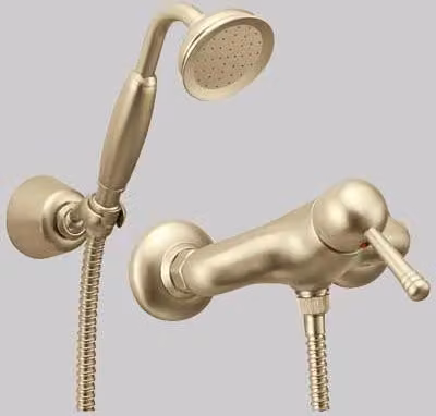 Rubinetto Miscelatore Doccia Esterno New Old Bronzo Porta & Bini
