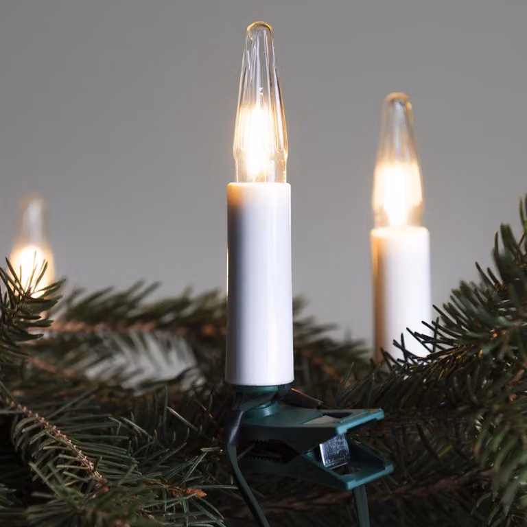 Set LED Exihand Asteria SVP-16 + 16 filamenti trasparenti 14 V/0,2 W con attacco bianco
