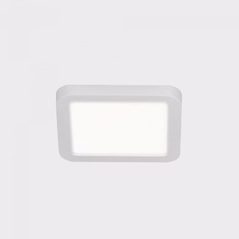 KOHL LIGHTING KOHL-Lighting DISC SLIM SQ apparecchio da incasso con cornice 225x225 mm bianco 24 W CRI 80 4000K PUSH
