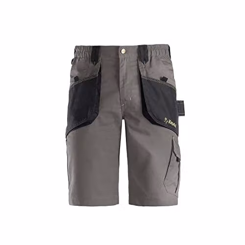 KAPRIOL Pantaloni Corti da Lavoro SLICK Grigi L - Heavy Duty Cotone