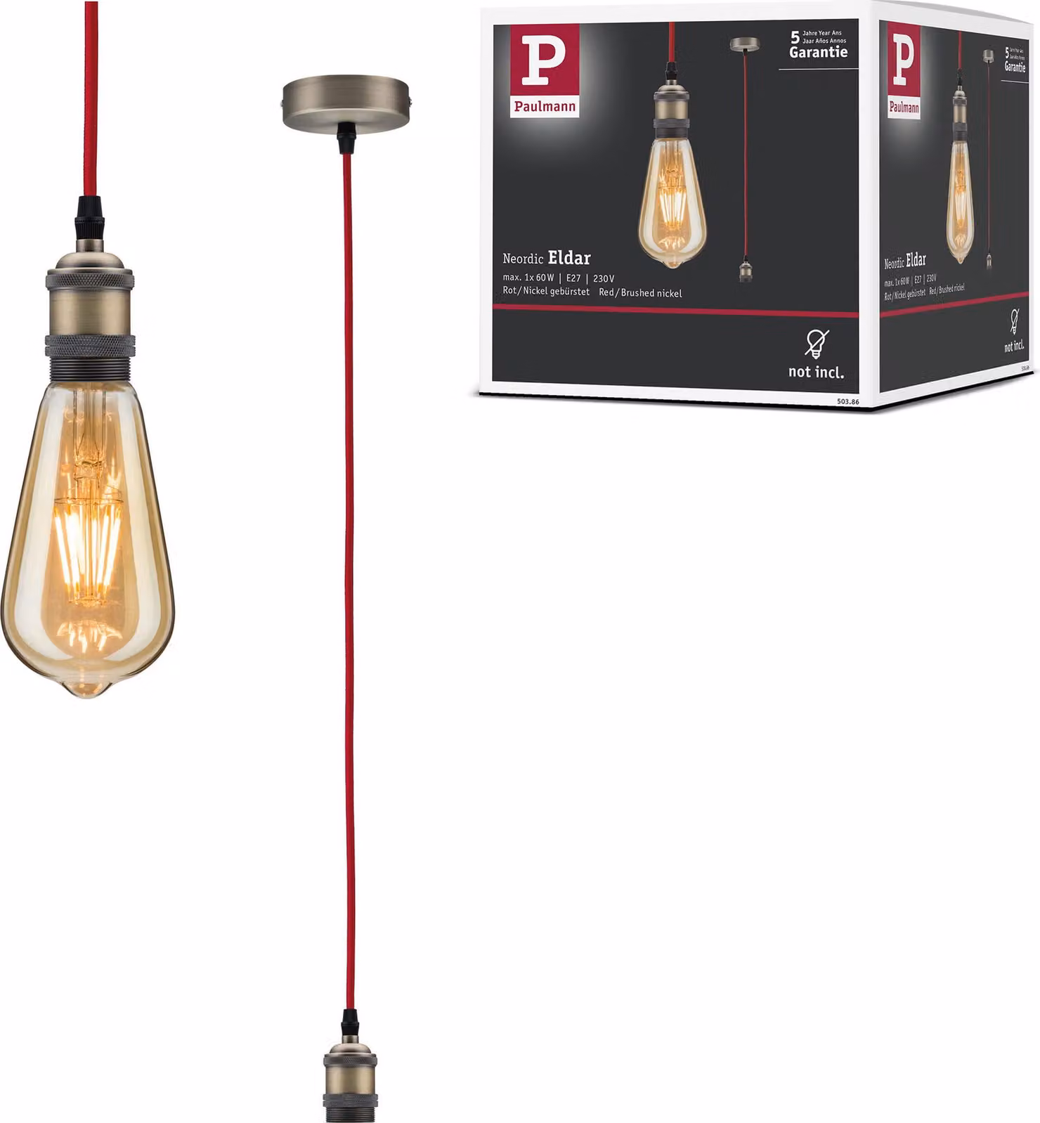 Paulmann Neordic lampada a sospensione Eldar