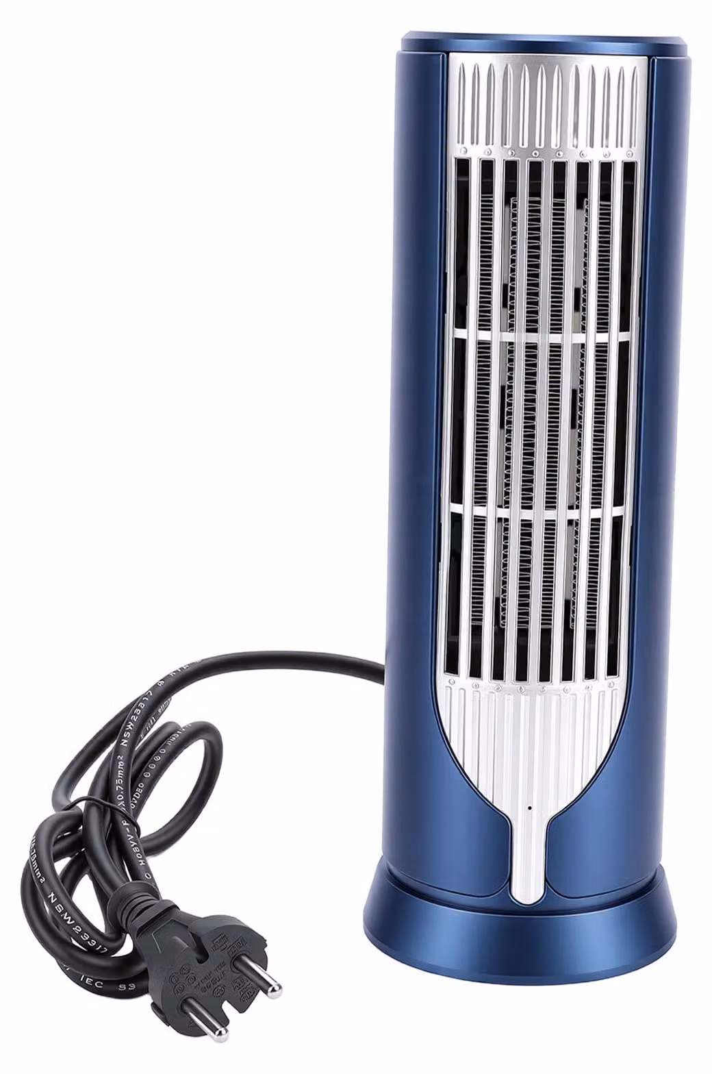 Riscaldatore da tavolo, spegnimento automatico, efficienza energetica, riscaldamento rapido, Vetroceramica PTC, per casa, ufficio, blu, spina UE, 220 V