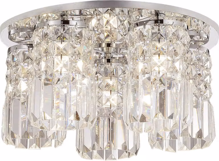 Lampada da soffitto in cristallo G9 5x40W colore cromo 3570 Rosanna Rabalux