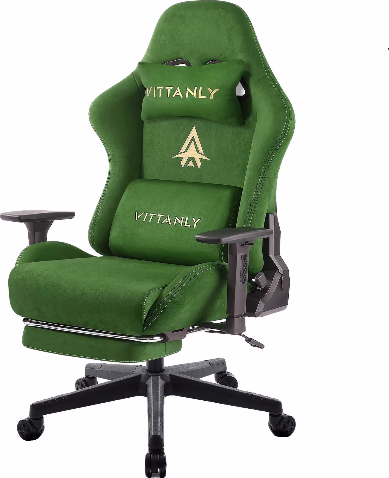 Sedia da gioco, Design ergonomico, Braccioli regolabili, Verde