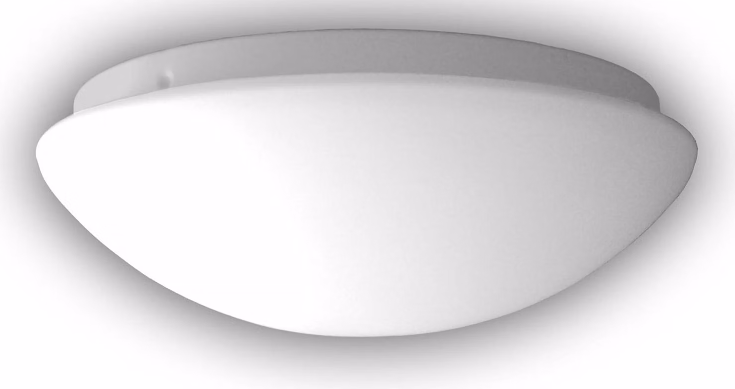 LED vetro solo luce vetro opale opaco Ø35cm luce garage luce cantina luce parete