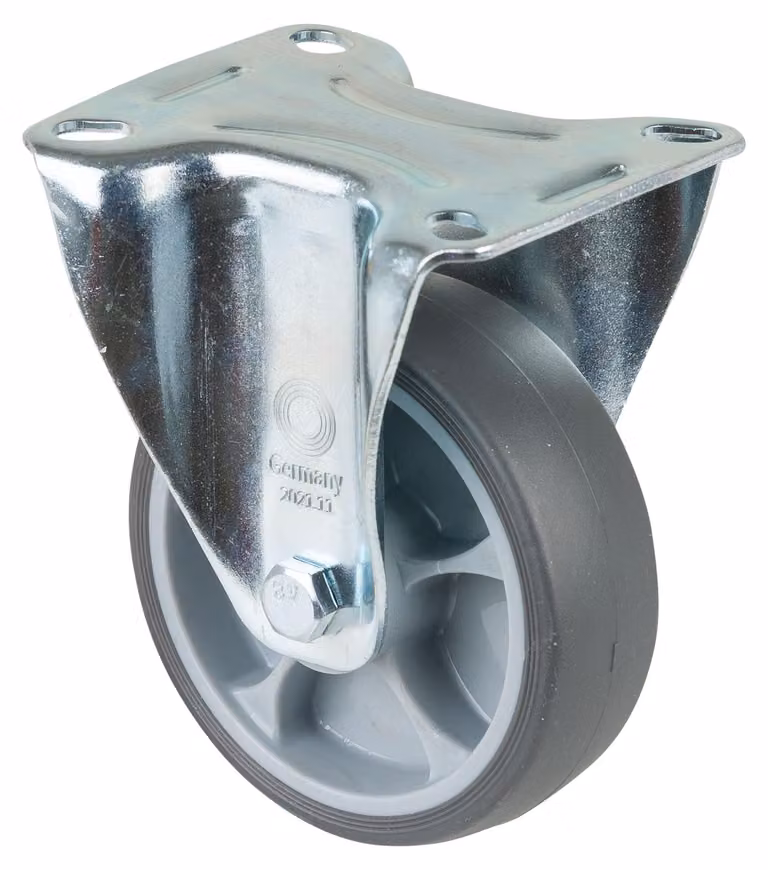 BS ruote Ruota fissa termoplastica Cuscinetto a rulli Ruota Ø 100 mm 110 kg - L410.B44.101