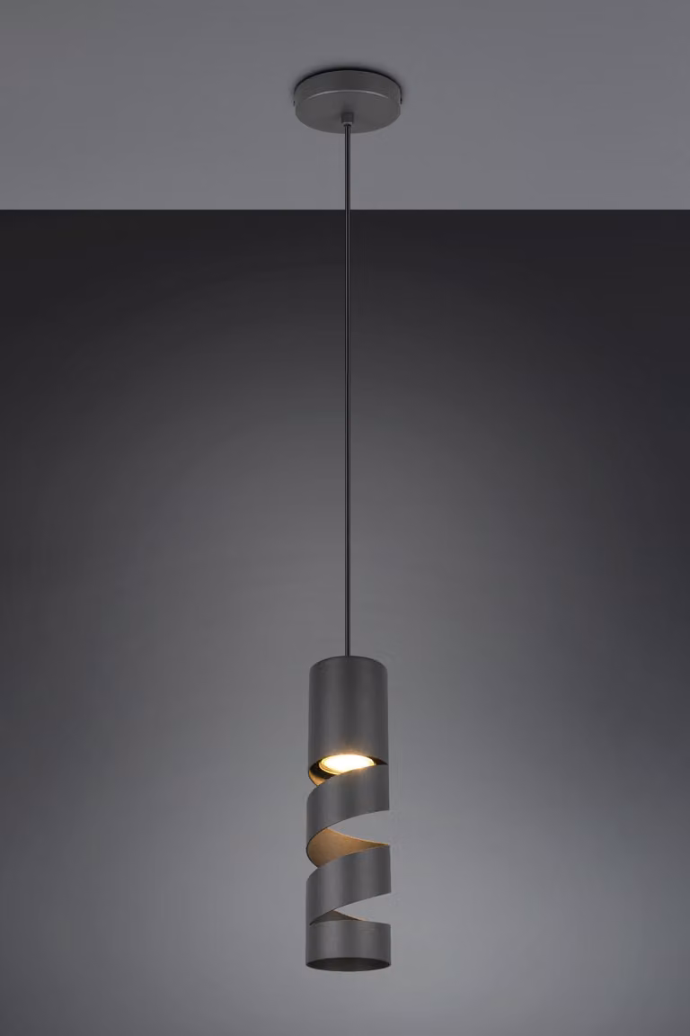 Lampadario TRIO 364000132 STREAM GU10 10 W nero