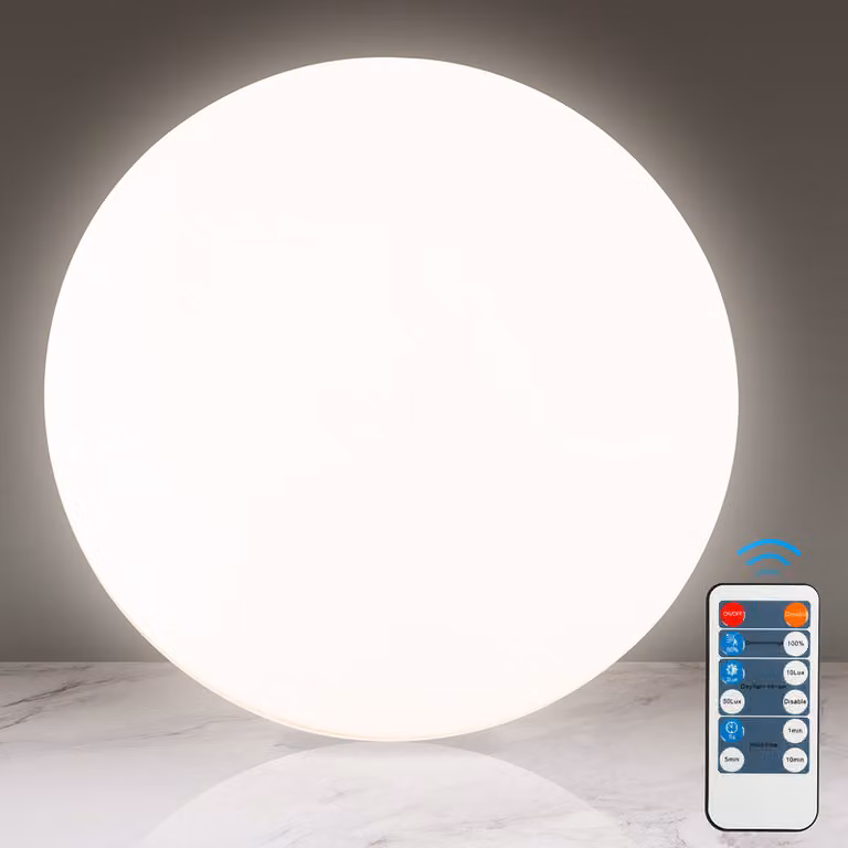 Jopassy 18W LED plafoniera sala da pranzo rilevatore di movimento cucina telecomando bianco neutro