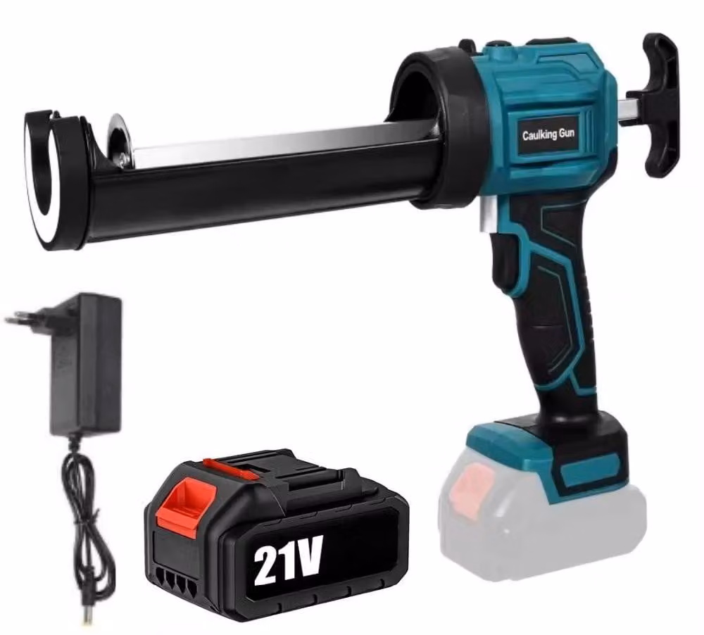 Pistola sigillante a batteria, 21 V, controllo a 4 velocità, con 1 batteria