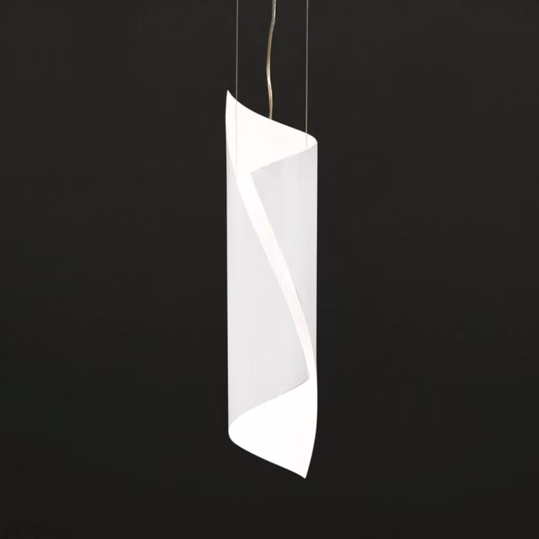 Knikerboker Lampada a sospensione Hué, Bianco / Opale, Soggiorno / Sala da pranzo, Metallo, Design, Lampada a sospensione