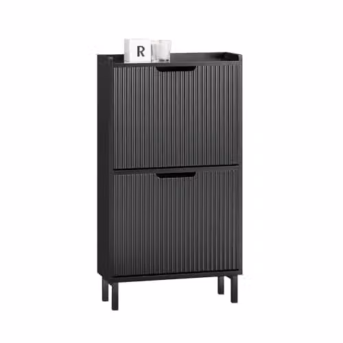 SoBuy Armadio Scarpiera con 2 Ante Ribalta 50x19x90cm per Ingresso