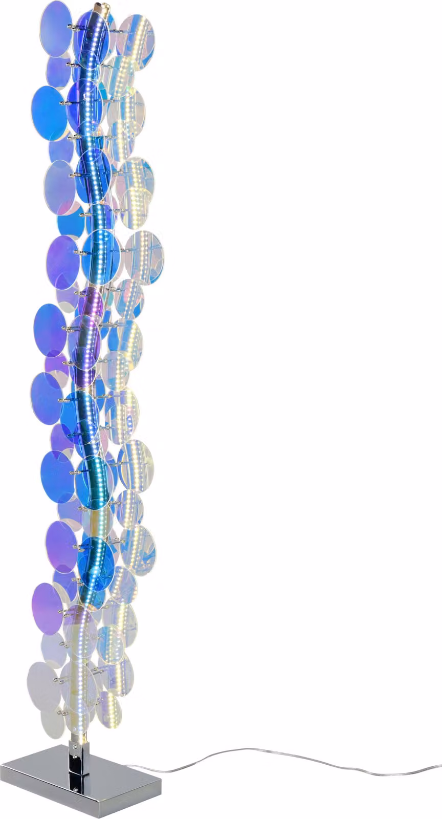 Reality Leuchten Lampada da terra IRIDE, dimensioni 23x115x13 cm, multicolore