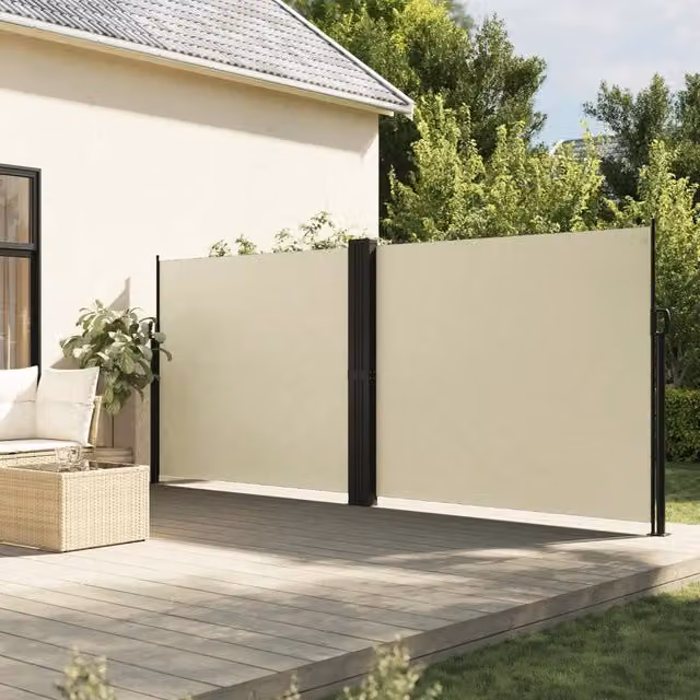 Tenda da sole laterale retrattile DESIGN IN beige in poliestere e acciaio L: 600 cm, H: 160 cm – 1