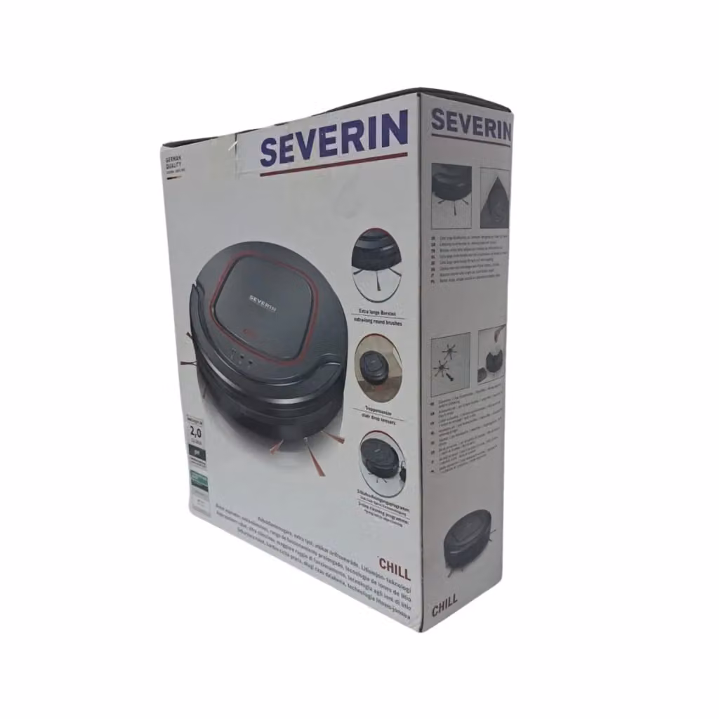 Robot Aspirapolvere Senza Sacco Severin Chill RB7025 Nero/Grigio con Capacità 0,35 l – 2