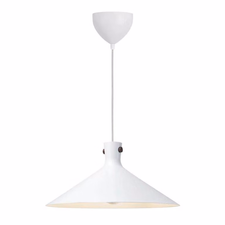 Nordlux Lampada a sospensione Dorina, dimmerabile, Bianco / Opale, Soggiorno / Sala da pranzo, Metallo, Scandinavo, Lampada a sospensione