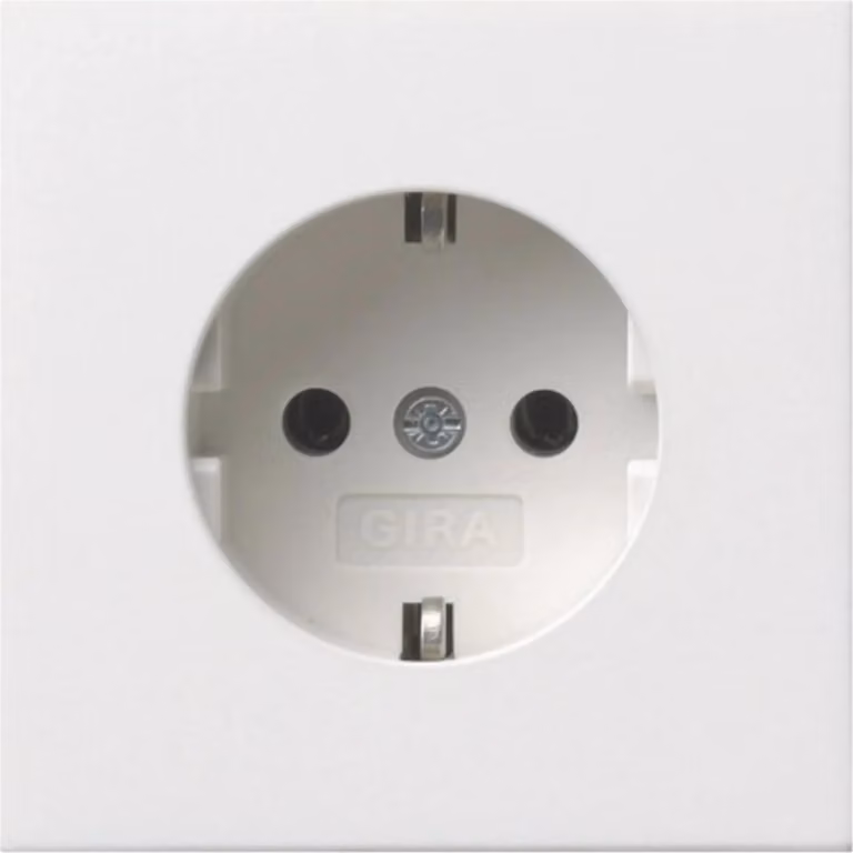 Presa SCHUKO Gira Interruttore a superficie Gira 0188112 Bianco puro, 1 pz.
