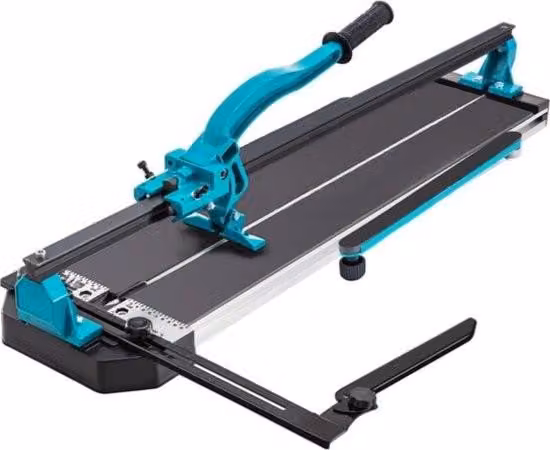 Tagliapiastrelle manuale - Tagliapiastrelle professionale - Impugnatura ergonomica - Laser a infrarossi - Accessori inclusi - 600 mm