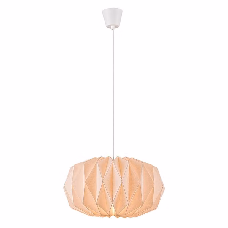 Rabalux 72003 Lampada a sospensione 1 spot Ormini, E27, bianco, sfera rotonda, scandinavo, ø430mm