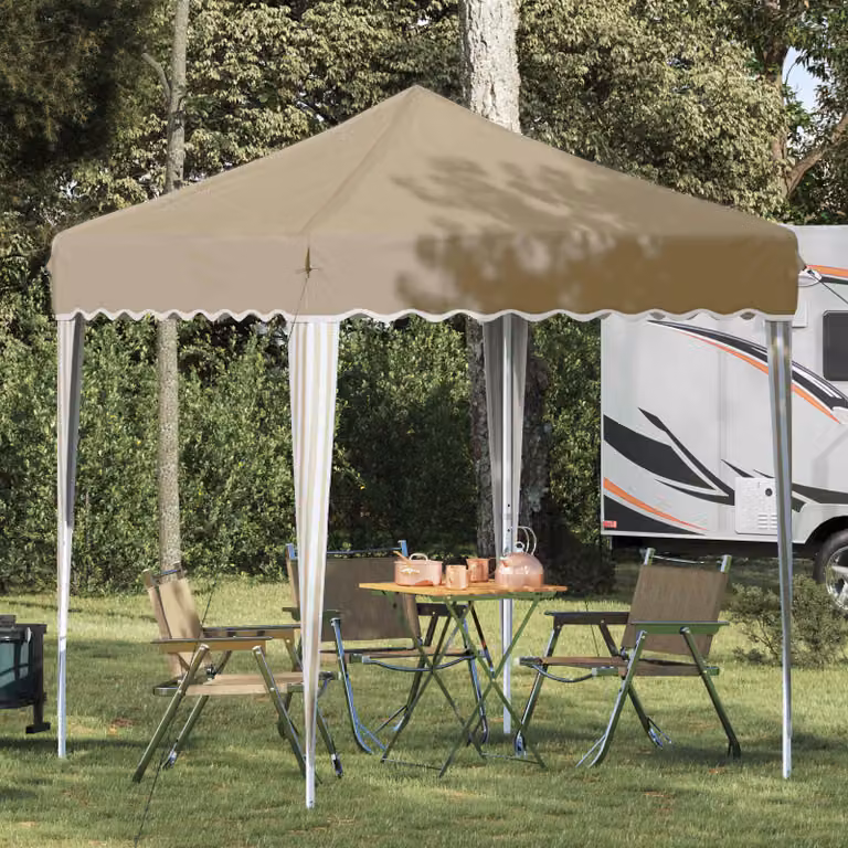 Tenda per feste pop-up vidaXL beige L/P/H: 195 x 195 x 245 cm
