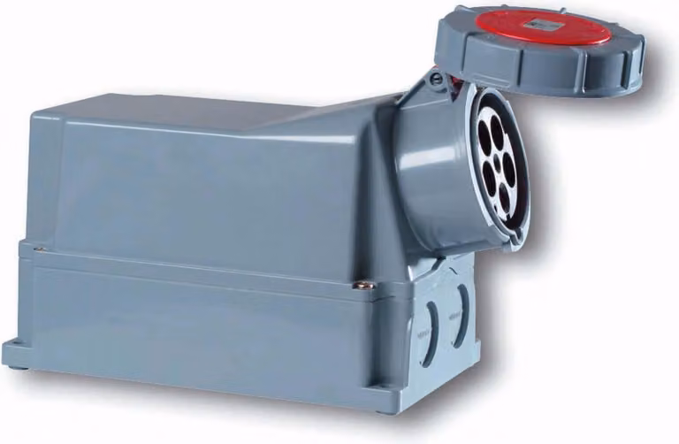Presa fissa 125A 5P 400V IP67 PCE 145-6