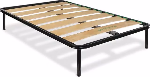 Rete ortopedica Redokasa con 7 doghe in betulla e struttura in acciaio, L/P/H: 120 x 190 x 34 cm – 1