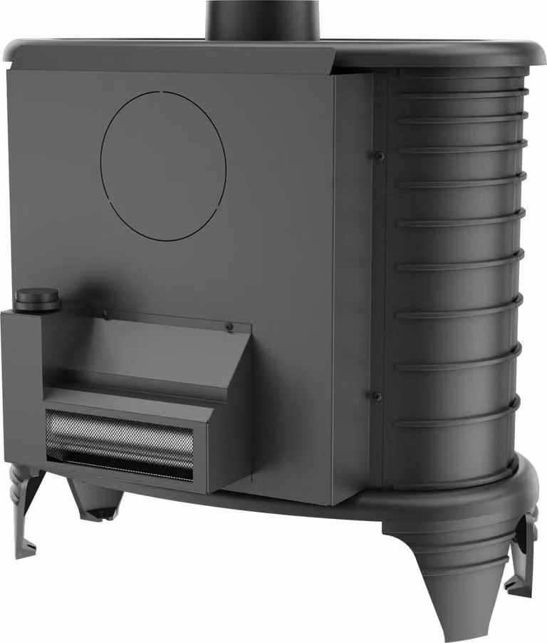 Cucina per capre in ghisa K8 con turboventola Ø 130 9 kW