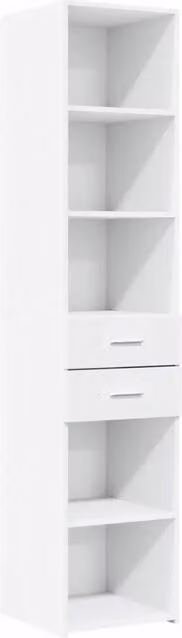 Credenza | Madia | Buffet da pranzo | Armadio da pranzo Bianca 40x42,5x185 cm in Legno Multistrato
