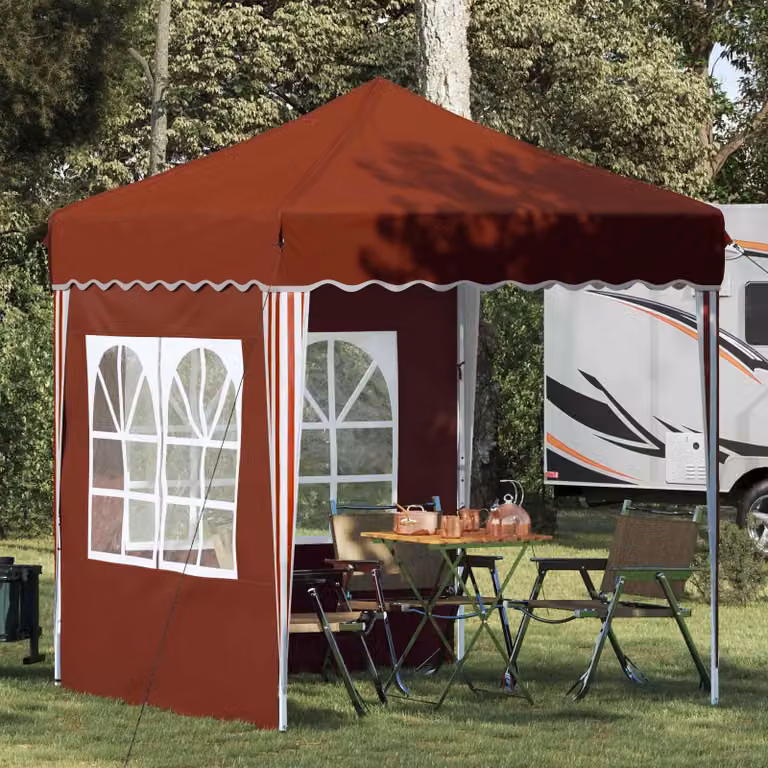 Maison Exclusive - Tenda pop-up per feste, dimensioni 195 x 195 x 245 cm, tessuto Oxford color terracotta