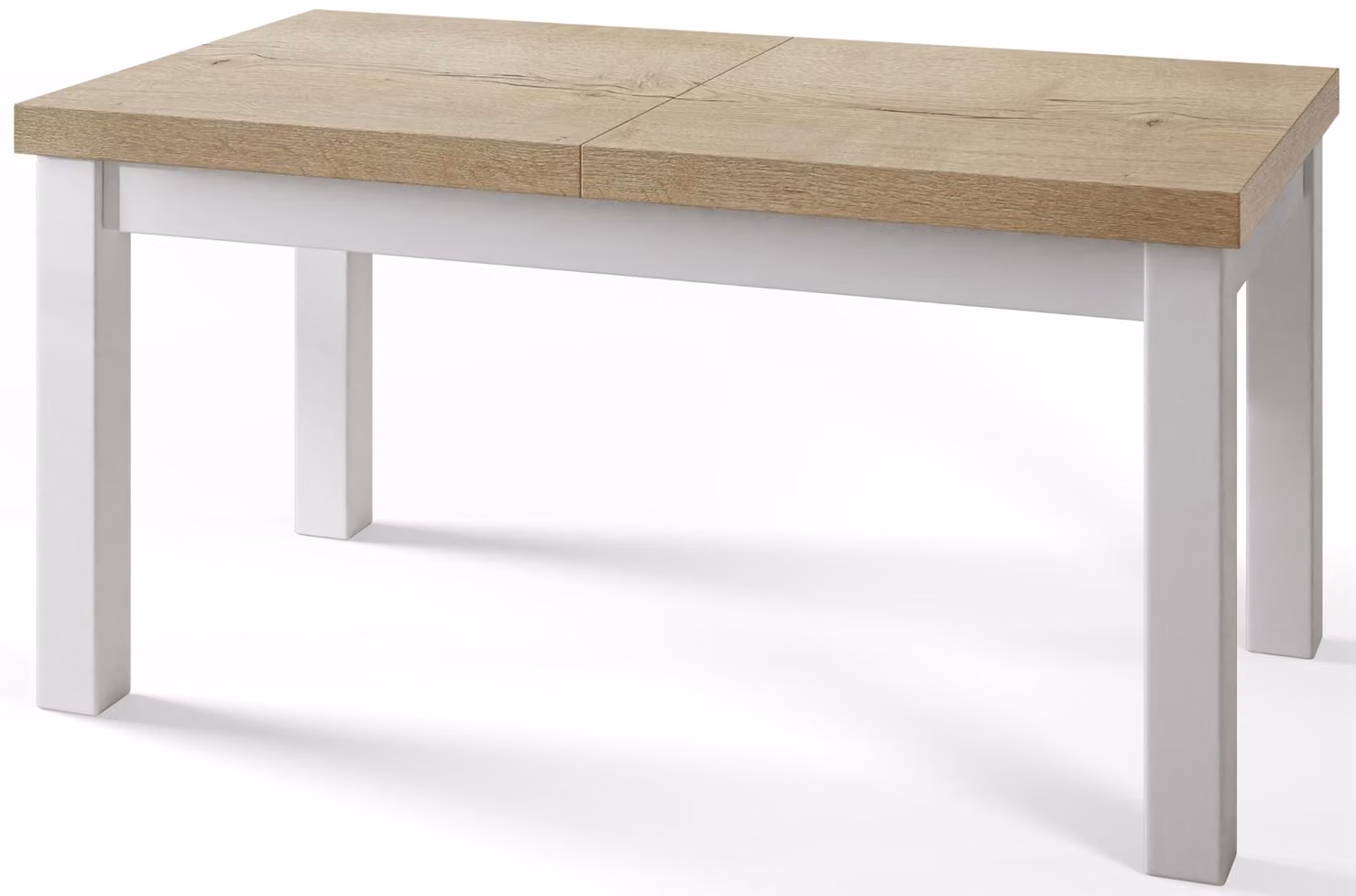 Tavolo Rettangolare per Sala da Pranzo Classico, Allungabile, Dimensioni: 140-180 cm, Halifax