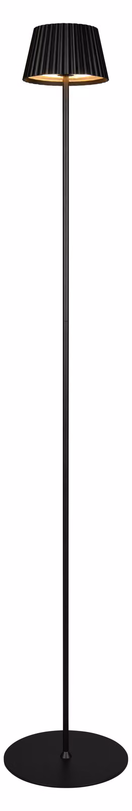 Lampada da terra senza fili per esterni nera con LED incorporato 2W SUAREZ RL