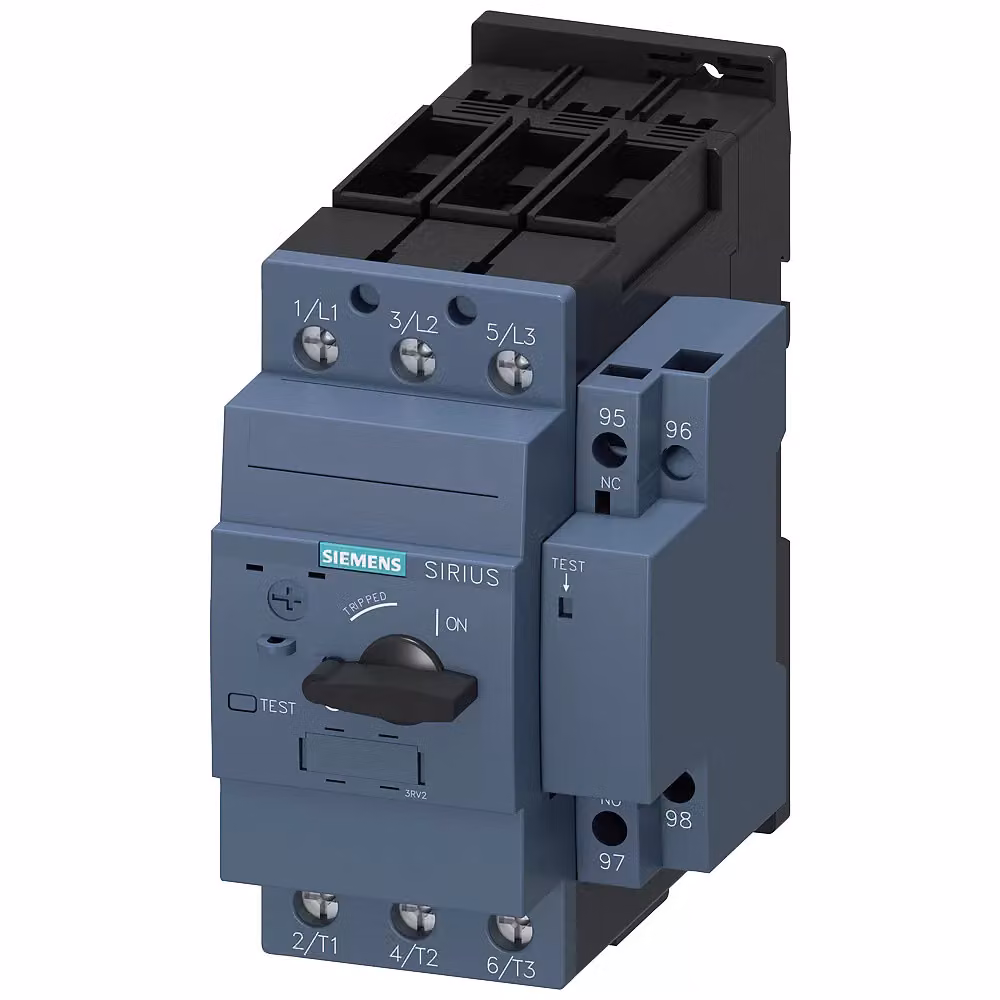 Interruttore di potenza Siemens, S2, protezione motore, Classe 10, corrente nominale A: 35-45 A, corrente nominale N: 650 A 3RV21314VA10