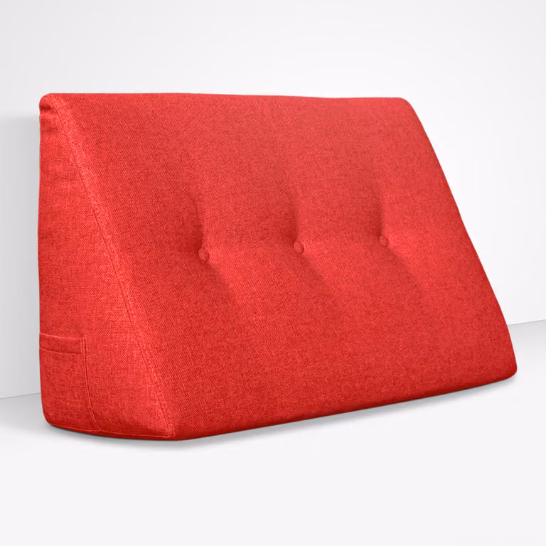 Cuscino da Lettura a Cuneo Chill Pillow 45 cm x 26 cm Rosso