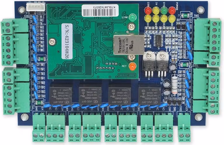 BC800NT4 - Solo PCB - Unità di controllo per 4 porte - Solo PCB + SW