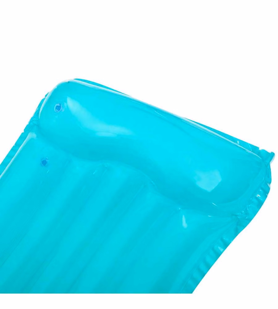 Bestway Materassino Semitrasparente con Cuscino 183x76cm Argento