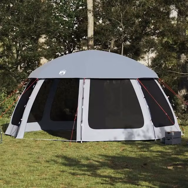 Tenda da piscina con Patta Rimovibile&Pareti in Rete-Tenda per Piscina 510x510 cm 667165