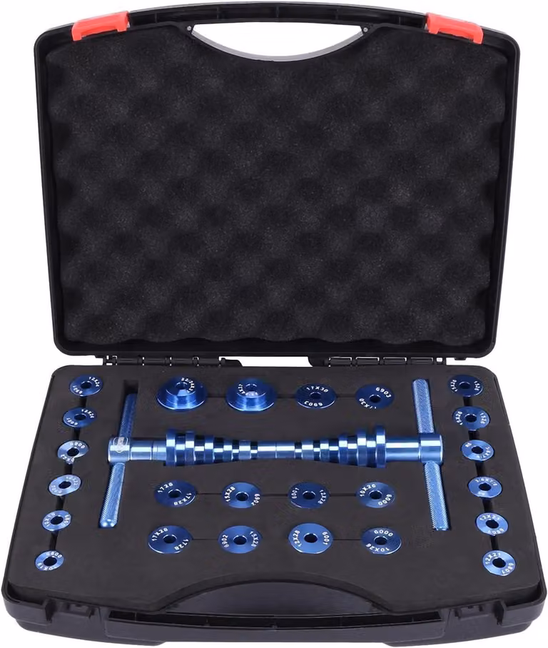 Kit di strumenti per la riparazione di biciclette, con utensili per la manutenzione dei cuscinetti e dei cambi