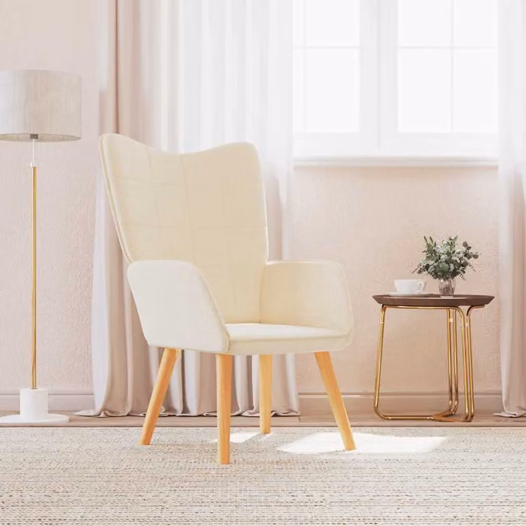 Maison Exclusive - Poltrona relax in tessuto color crema