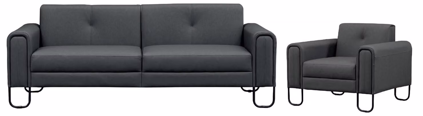 Wohnzimmer Sofagarnitur 3+1 Sitzer Set Sessel Couch Luxus Modern Set 2tlg