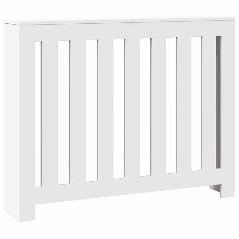 Copertura Termosifone Bianca 104x20x82 cm in Legno Multistrato