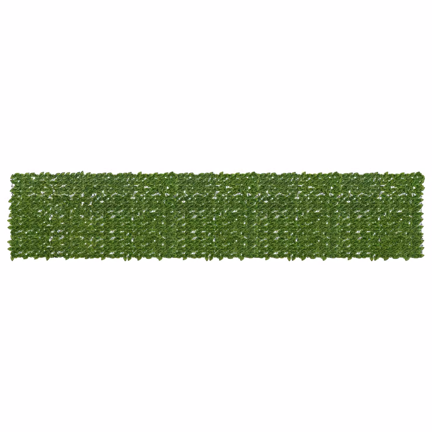 vidaXL Siepe artificiale per balcone con foglie Verde e Giallo L: 500 cm, H: 100 cm