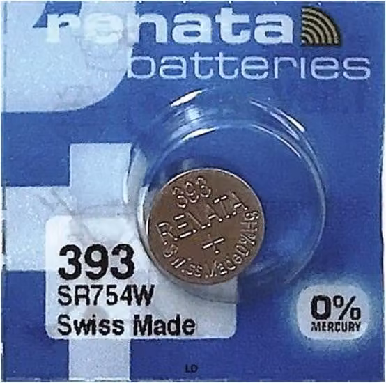 Batteria Moneta Renata 393 SR754W 1.55V