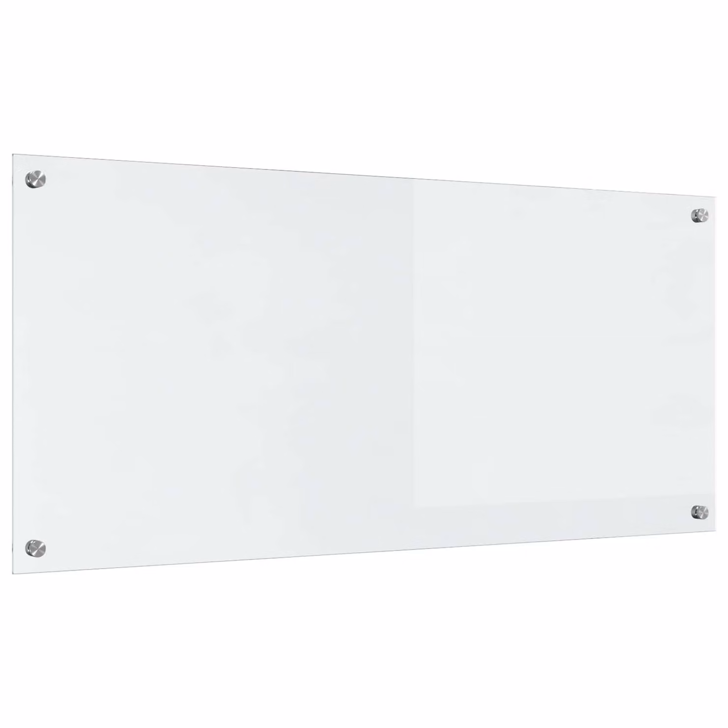 Schienale da cucina trasparente in vetro temperato vidaXL L: 110 cm, H: 50 cm