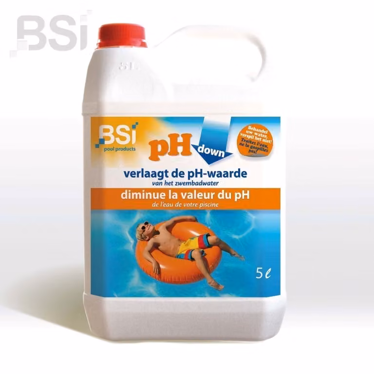 Ph down liquido 5 litri per la manutenzione della piscina