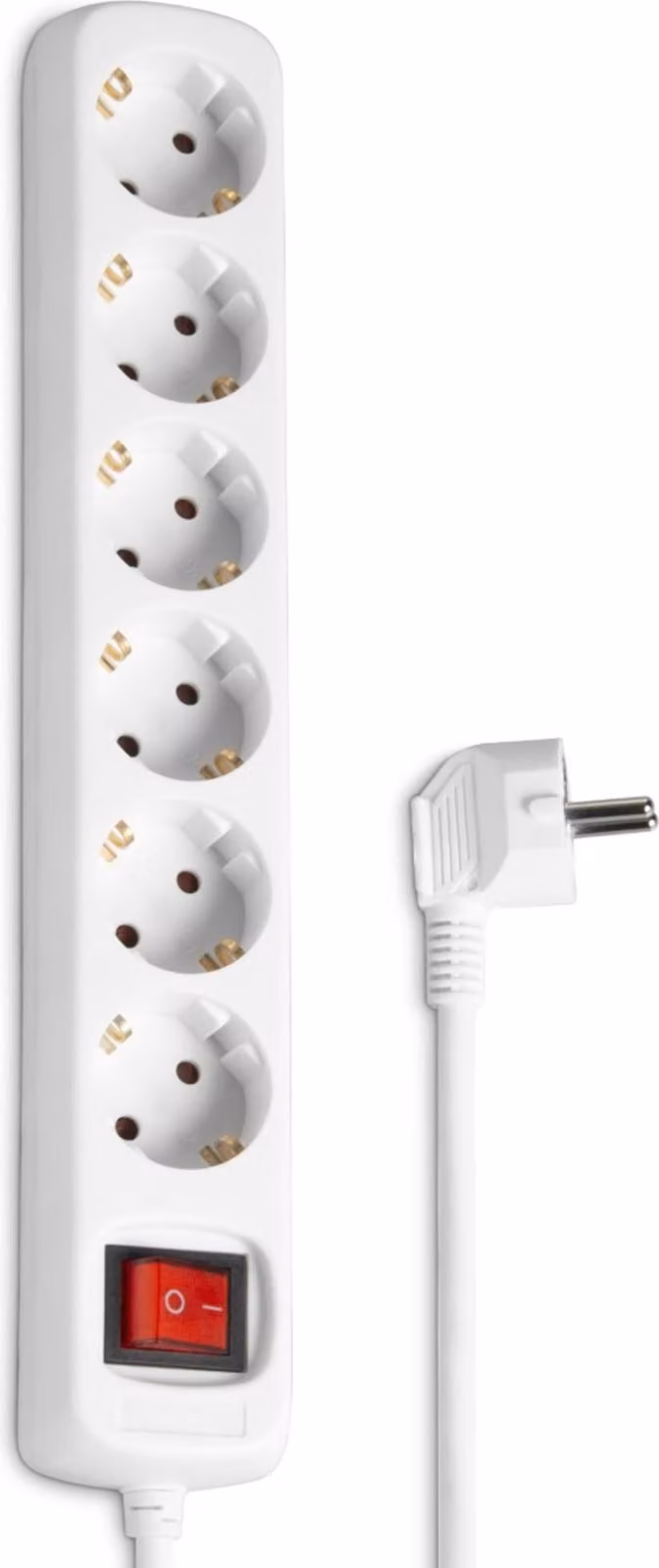 hama 00108833 Presa multipla 5 M bianco
