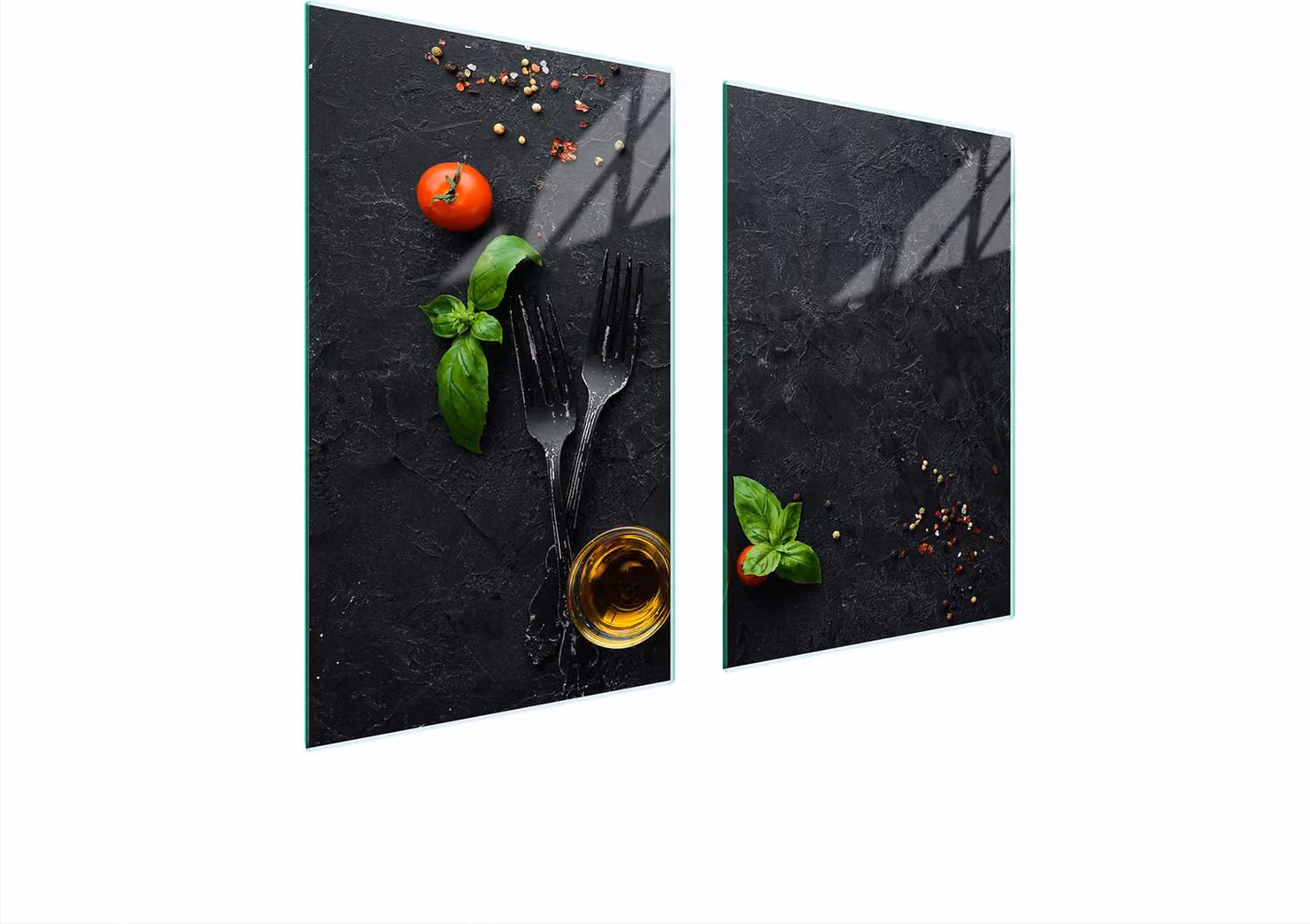 Pannello Di Protezione In Vetro Per Cucina 65X52 Slide