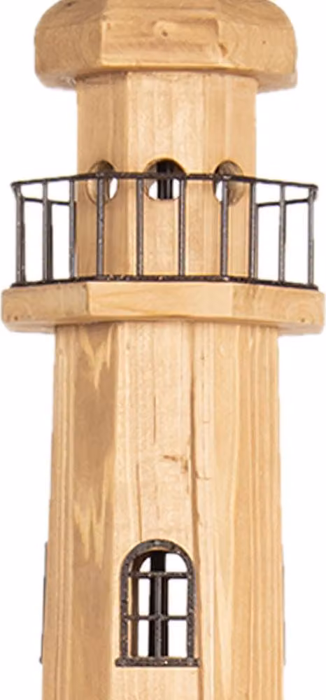 Clayre & Eef Lampada da terra Faro 23x23x140 cm Legno marrone
