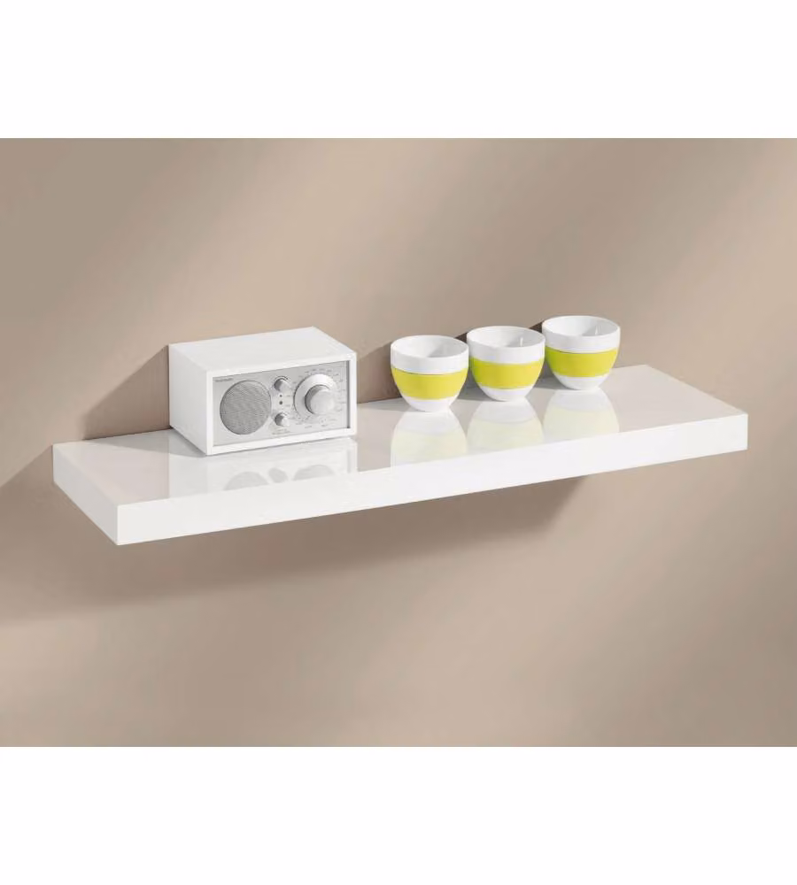 Mensola Little Fat Boy Bianco Brillante 250 x 445 x 50 mm