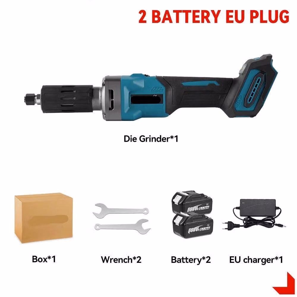 Smerigliatrici angolari – con motore brushless – 2000W, a batteria – 35000 giri/min – smerigliatrice da 6 mm